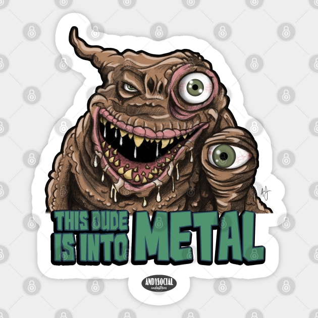 Pluthar Mutant Sticker by AndysocialIndustries